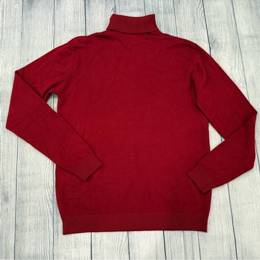 XRAY JEANS men Classic Red Turtleneck Sweater/size L